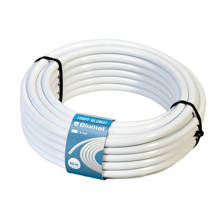 Aanvoerslang 8 mm, wit